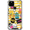 Looney Tunes Tweety and Sylvester Striped Patches Google Pixel 5 Clear Case